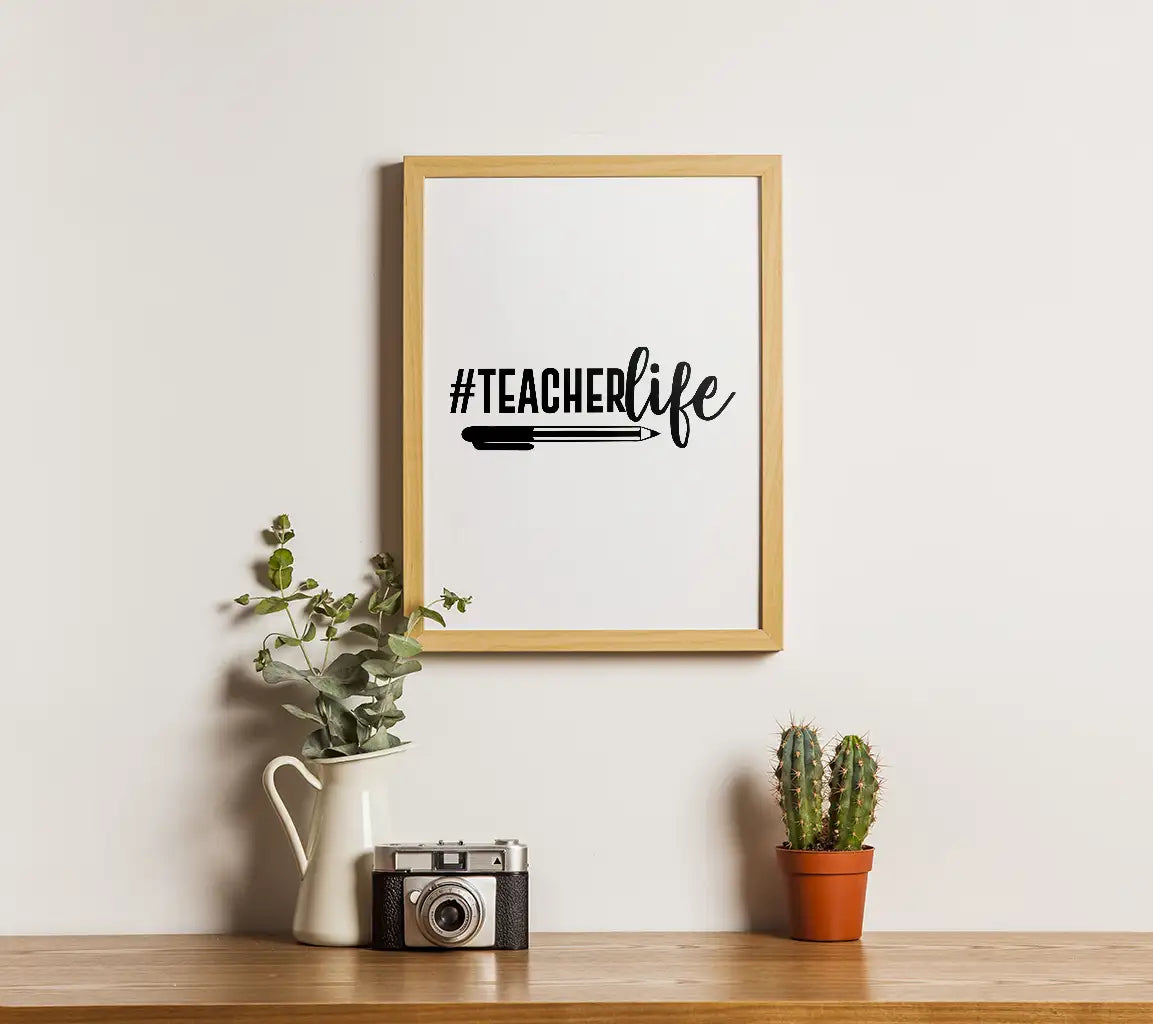 Teacher Life Design SVG Bundle  Pencil & Pen Design SVG