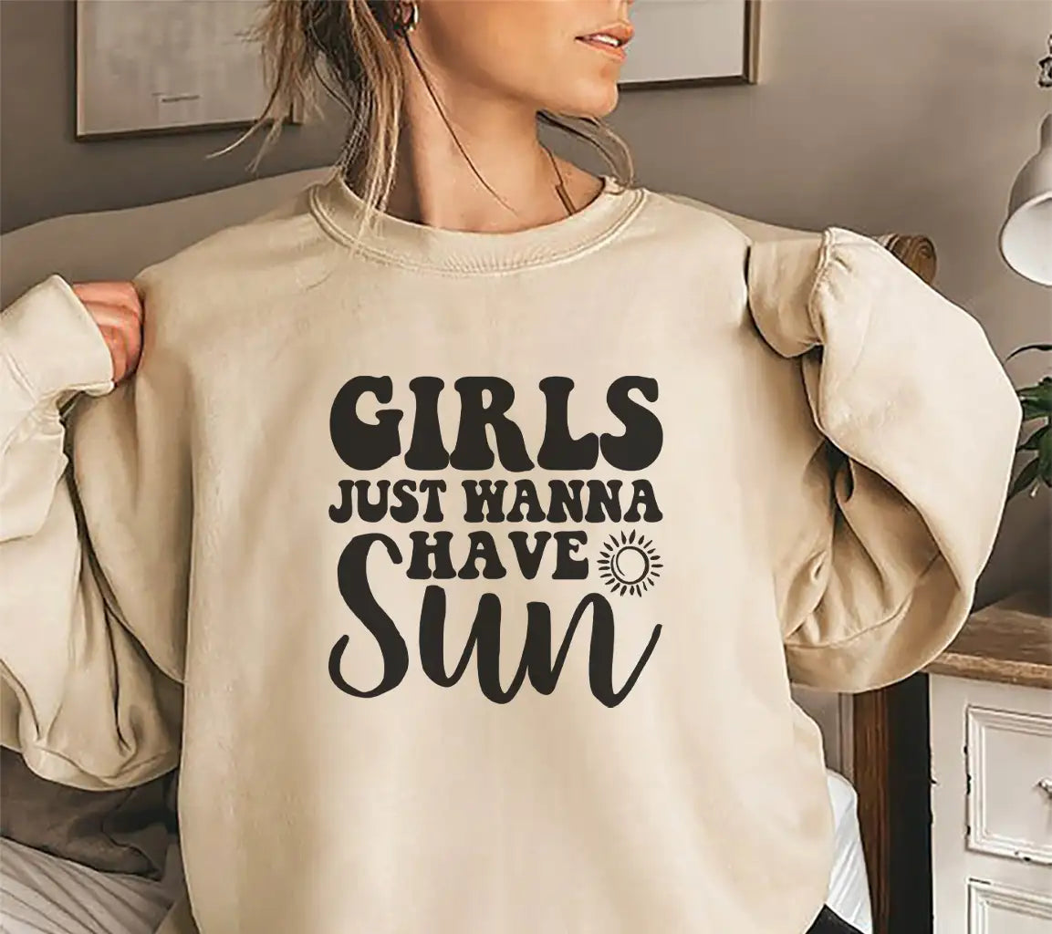 Girls Just Wanna Have Sun SVG Bundle -  Sign Design SVG