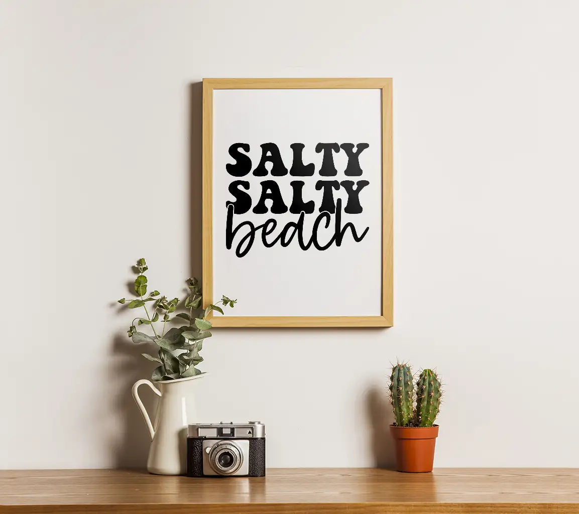 Salty Beach  Design SVG - Summer Beach Bundle SVG