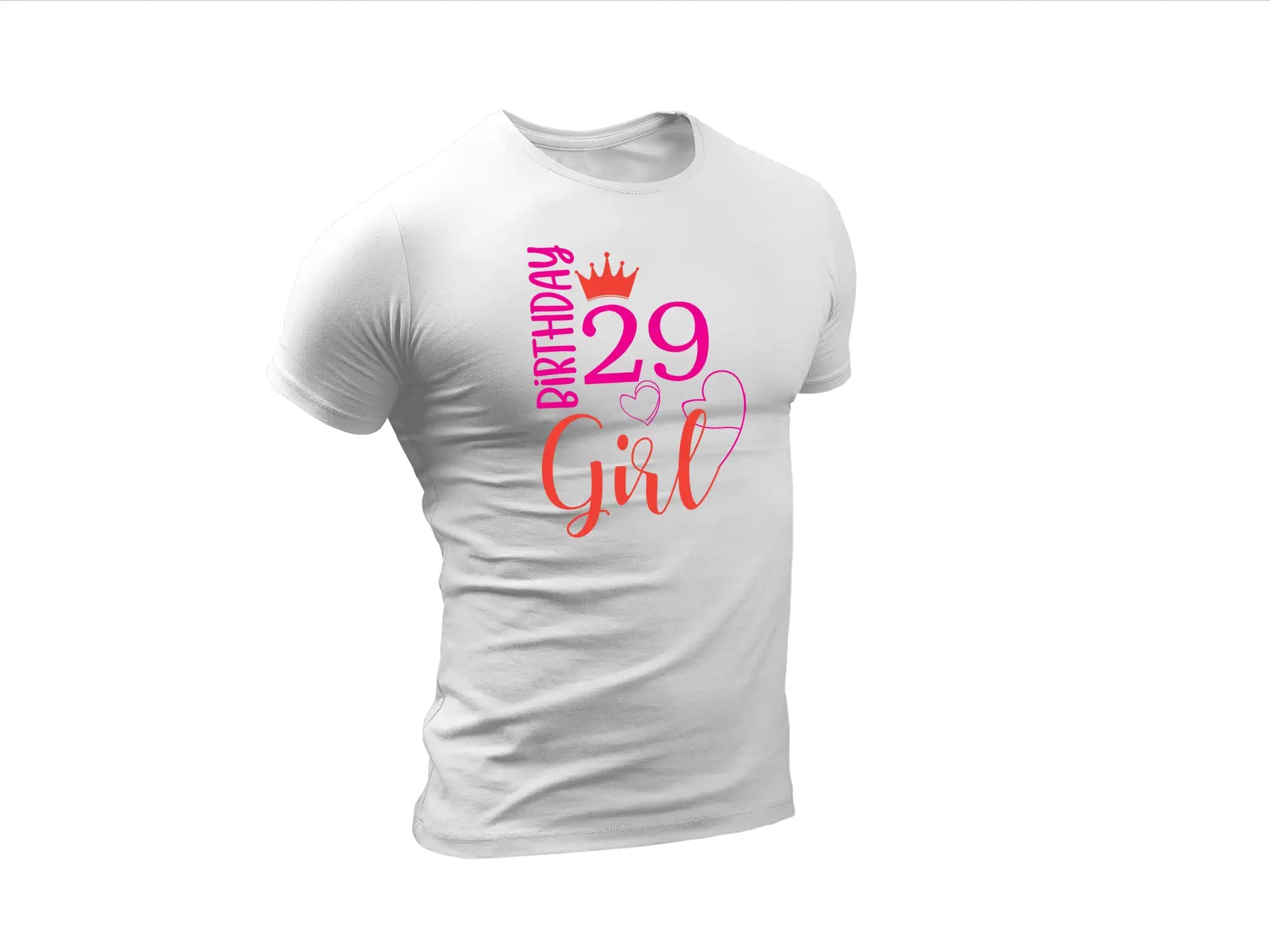 Birthday Girl with Crown & Number 29 SVG Bundle - Digital Download SVG