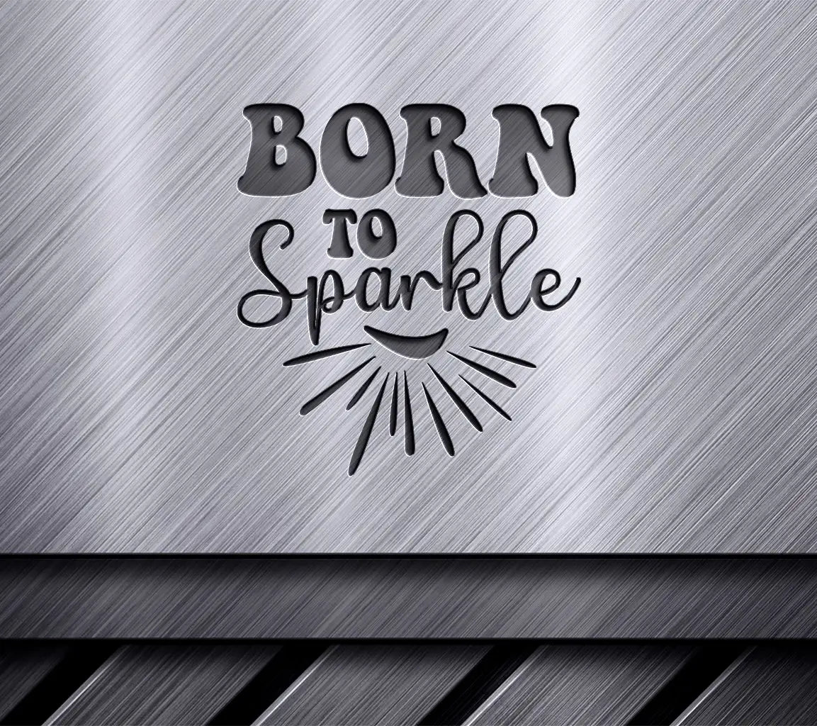 Patriotic Born to Sparkle SVG - Red, White & Blue Design SVG