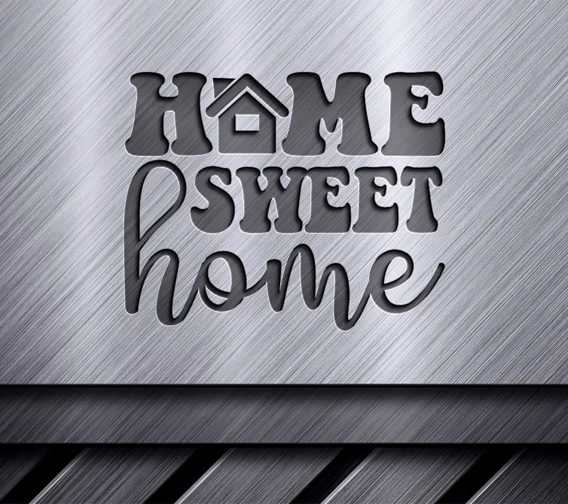 Patriotic Home Sweet Home SVG - Red, White, & Blue Design SVG