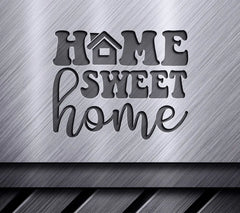 Patriotic Home Sweet Home SVG - Red, White, & Blue Design SVG