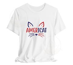 Americat SVG | Patriotic Cat SVGs for 4th of July Projects | SVG PNG D | SVG PNG DXF JPG PDF WebP Silhouette Cricut