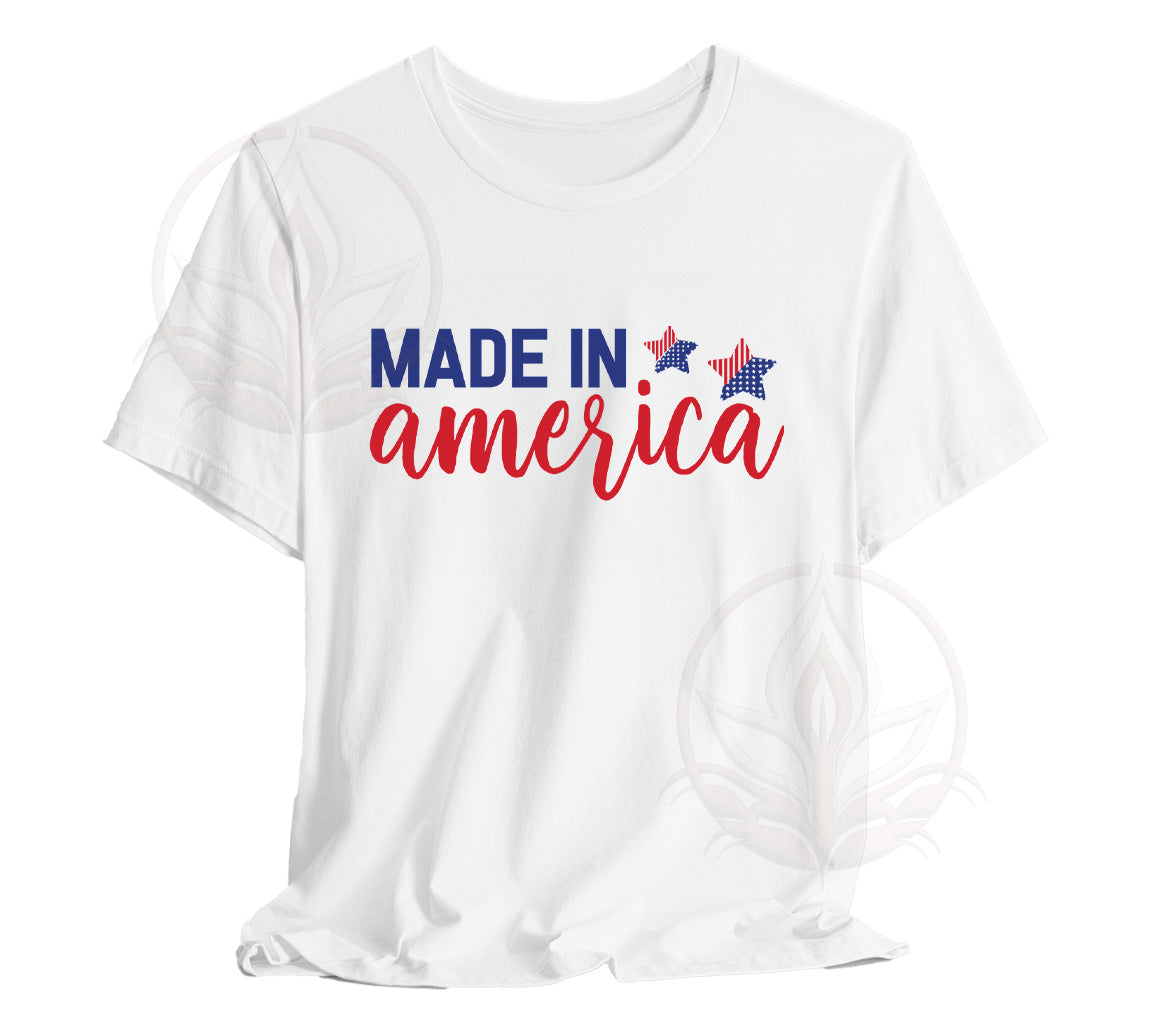 Made in America SVG, PNG, DXF, JPG, PDF, WebP for Silhouette and Cricu | America SVG, PNG, DXF, JPG, PDF, WebP