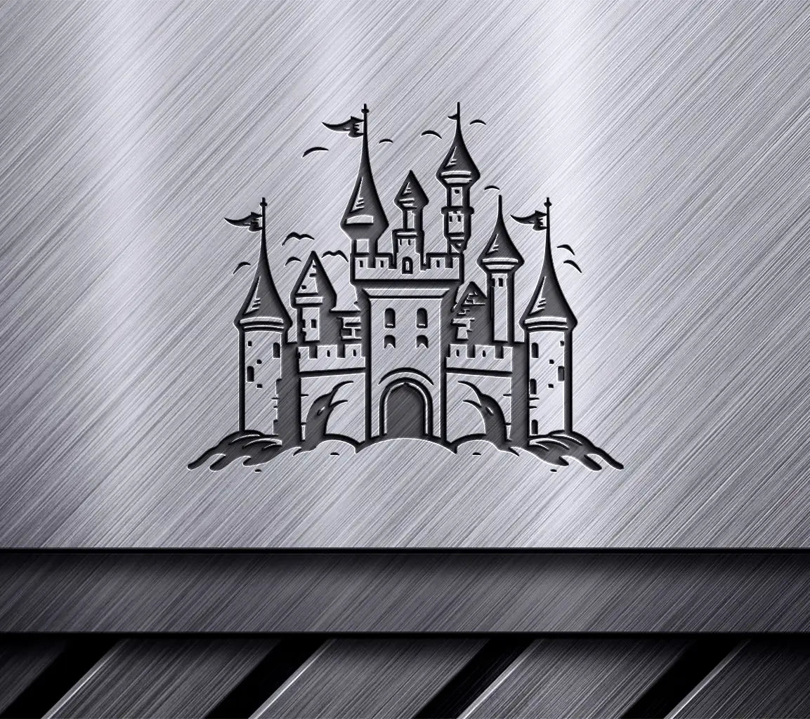  Castle with Birds SVG - Mini Truck Icon for Pocket Courier SVG