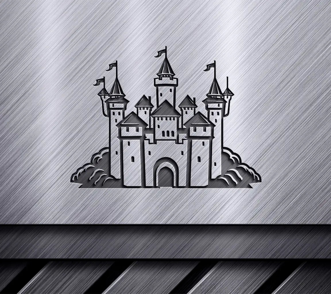  Castle with Flags SVG - Mighty Mini Mover Truck Design SVG