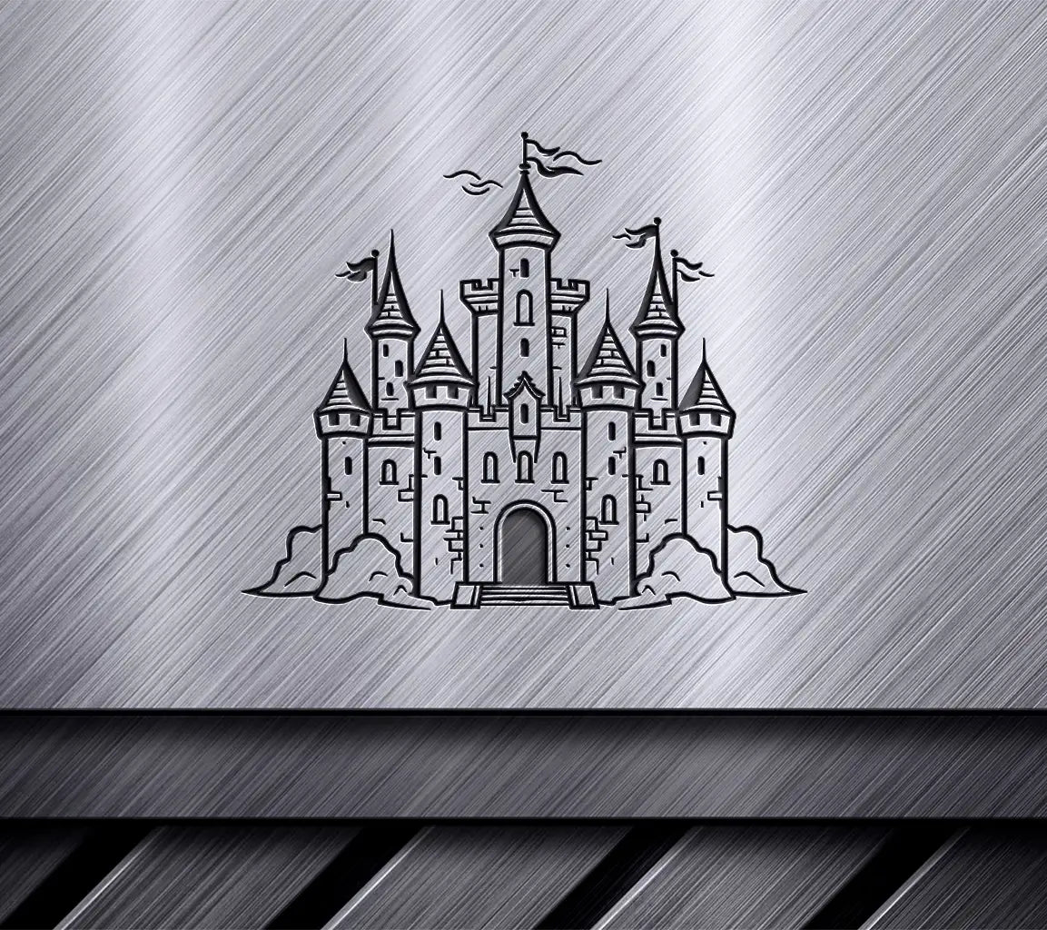  Castle Mini Truck SVG - Mighty Miniature Vector Icon SVG