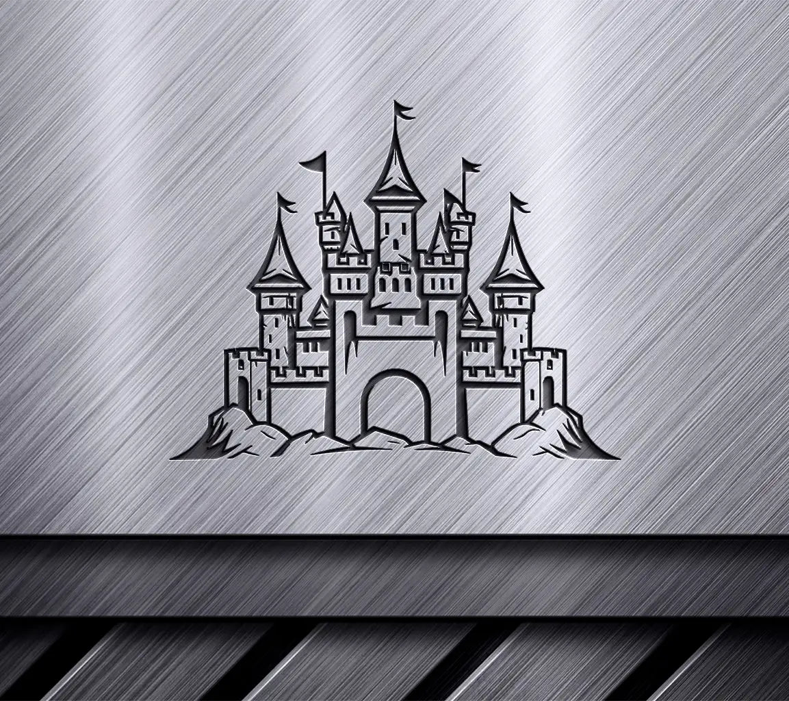 Miniature Castle Hill Truck SVG -  Vector Illustration SVG