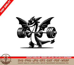 Mighty Dragon Trainer SVG - Digital Product in Multiple File Formats