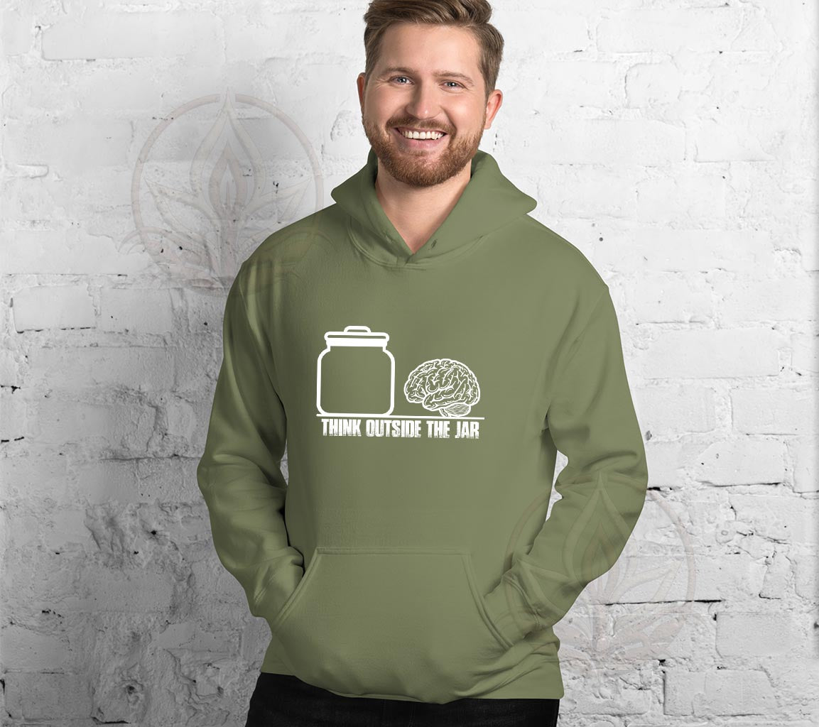 Think Outside The Jar Hoodie, Perfect Hoodie For Dads On Fathers Day | | Jar Hoodie, Perfect Hoodie