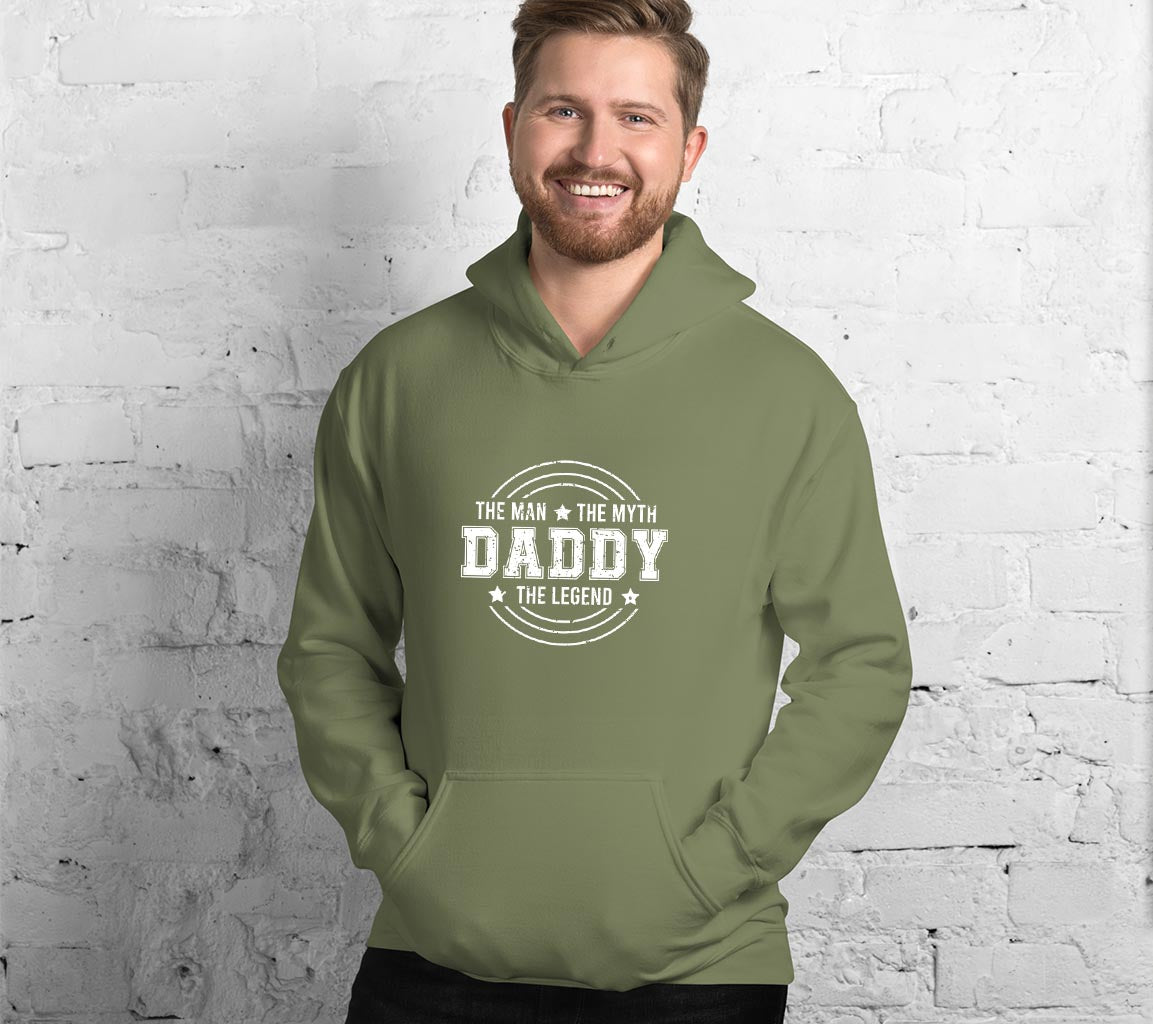 The Man, The Myth, The Legend - Daddy Hoodie, Perfect Gift For Dads On | Legend - Daddy Hoodie, Perfect Gift