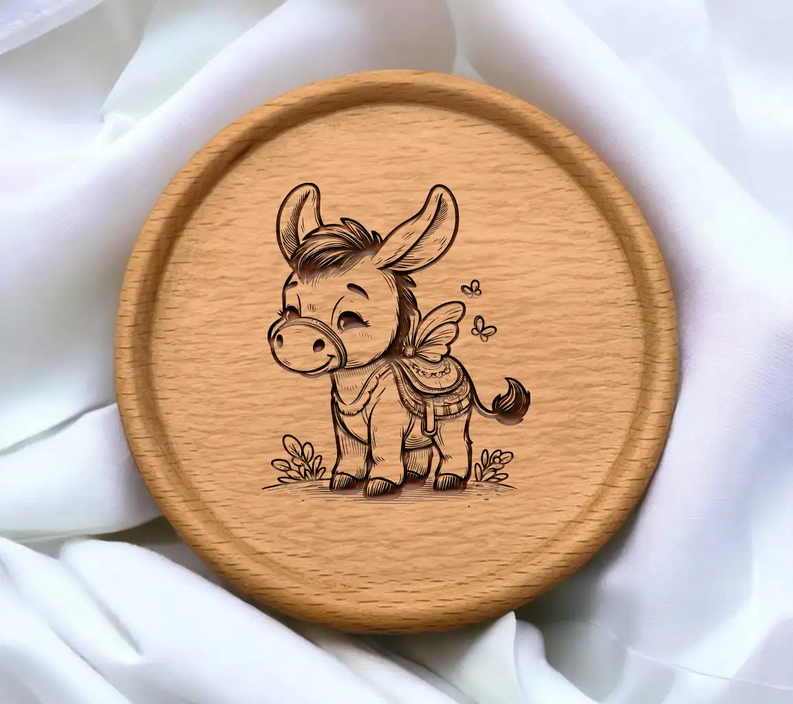  Winged Donkey SVG for Mobile Devices SVG