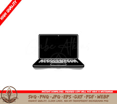 Modern Laptop SVG - Digital Product in Multiple Formats