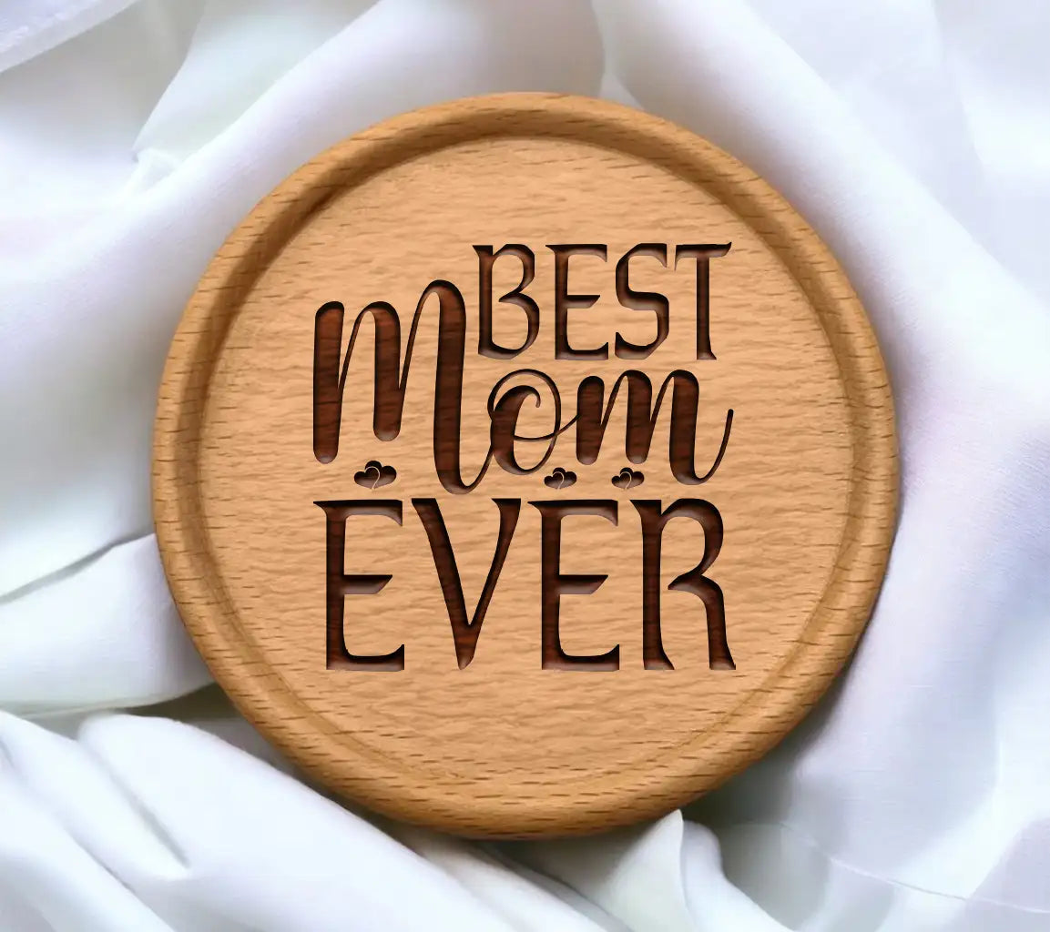 Best Mom Ever SVG -  Heart Design SVG