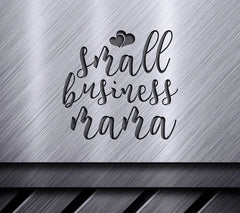 Small Business Mama SVG with Heart - Mom Design SVG