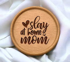 Stay at Home Mom Heart SVG -  Sign Design SVG