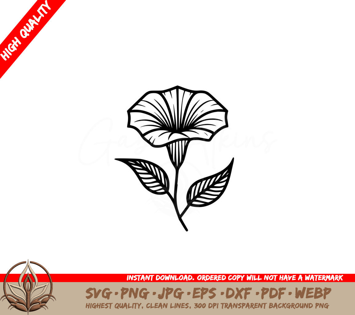 Morning Glory Wonder SVG - Digital Product in Multiple File Formats