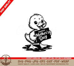 Mother's Day Duckling Digital Product - SVG