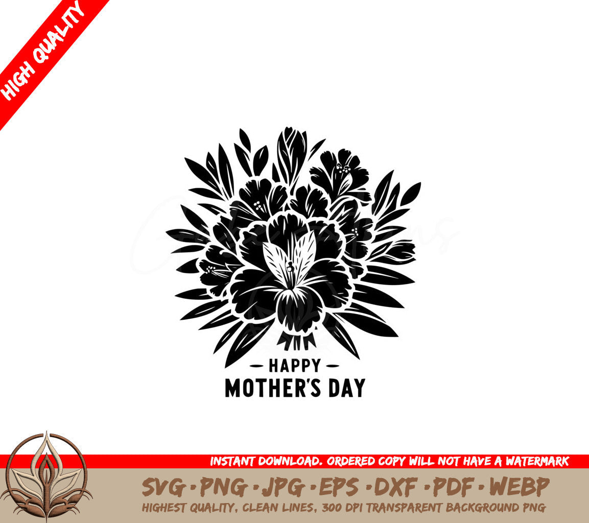 Mother's Day Lilies SVG