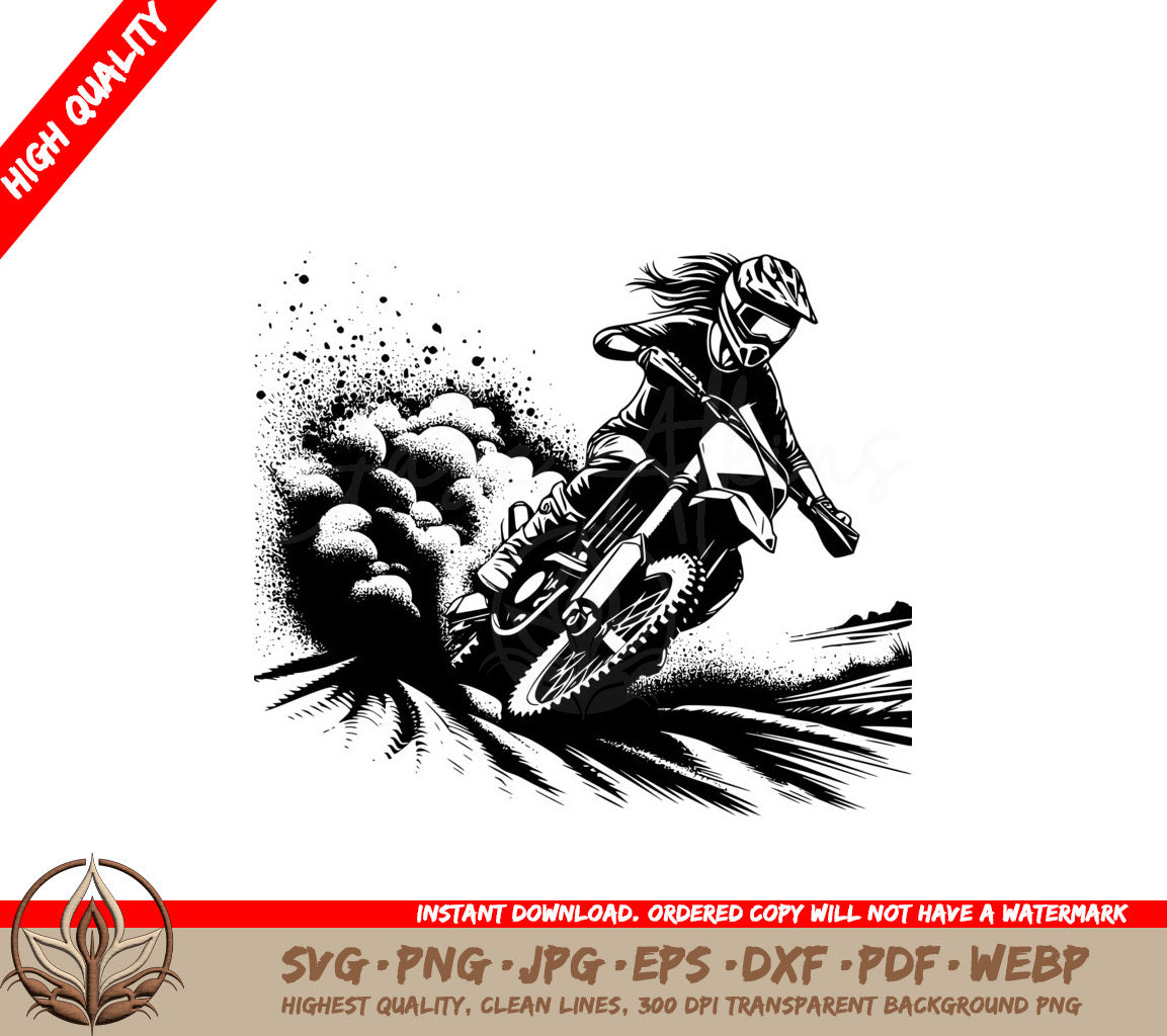 Mud-flinging Moto SVG Files