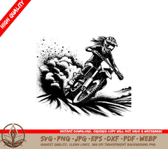 Mud-flinging Moto SVG Files