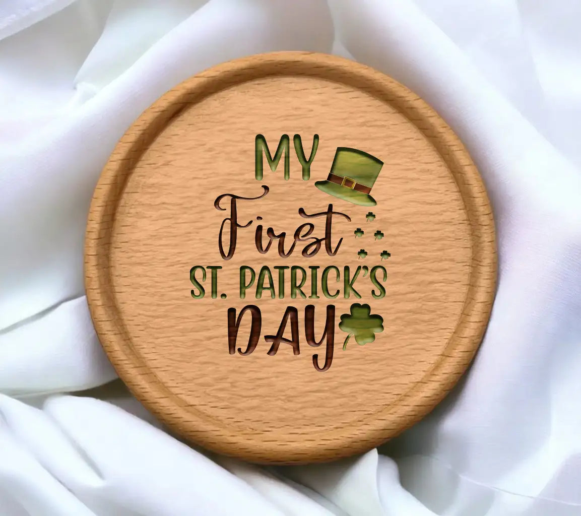 My First St. Patricks Day SVG - Printable Poster Design SVG