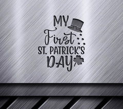 My First St. Patricks Day SVG - Printable Poster Design SVG