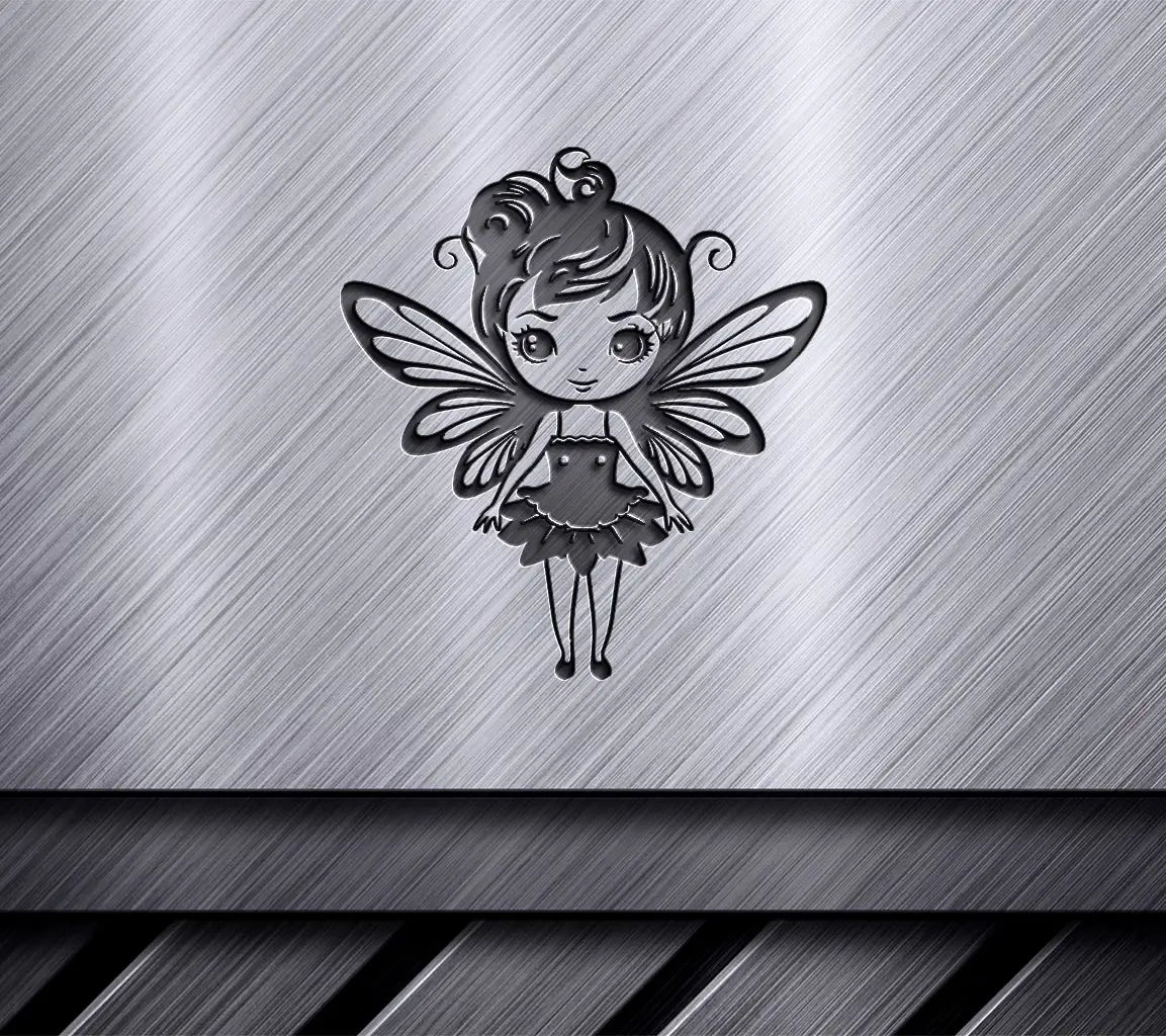  Playful Fairy with Butterfly Wings SVG - Mystic Meadow Mysteries SVG