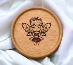  Fairy with Wings SVG - Elegant Garden Guardian SVG