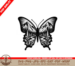 Natures Winged Canvas SVG - Digital Product File Formats