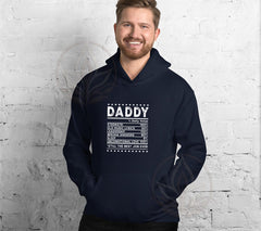 Dad Nutrition Facts Hoodie, Perfect Hoodie For Dads On Fathers Day | F | Dad Nutrition Facts Hoodie, Perfect Hoodie