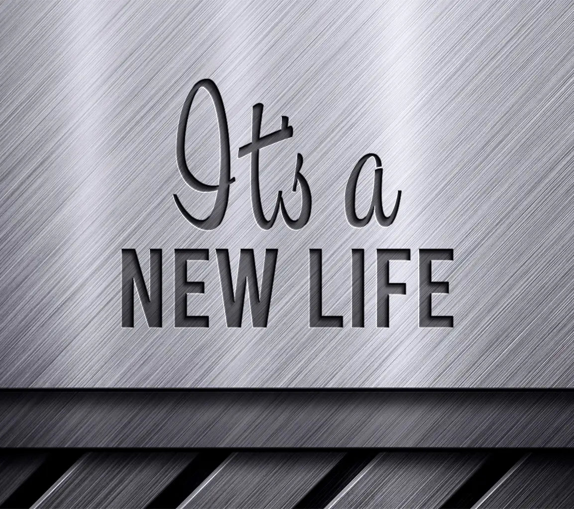 New Life  SVG Design - New Years Quote SVG