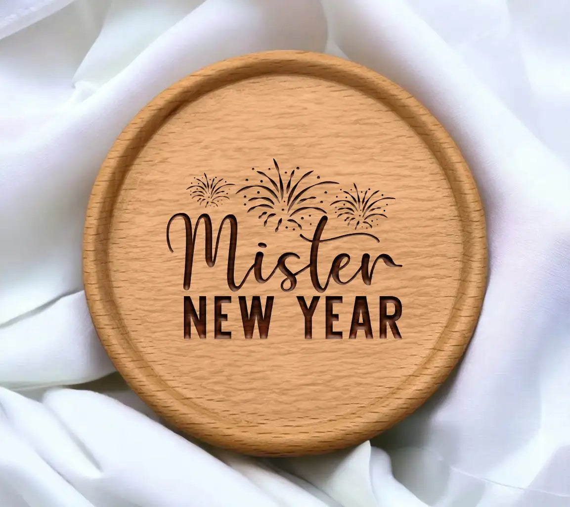 Mister New Year Fireworks SVG Cut File SVG