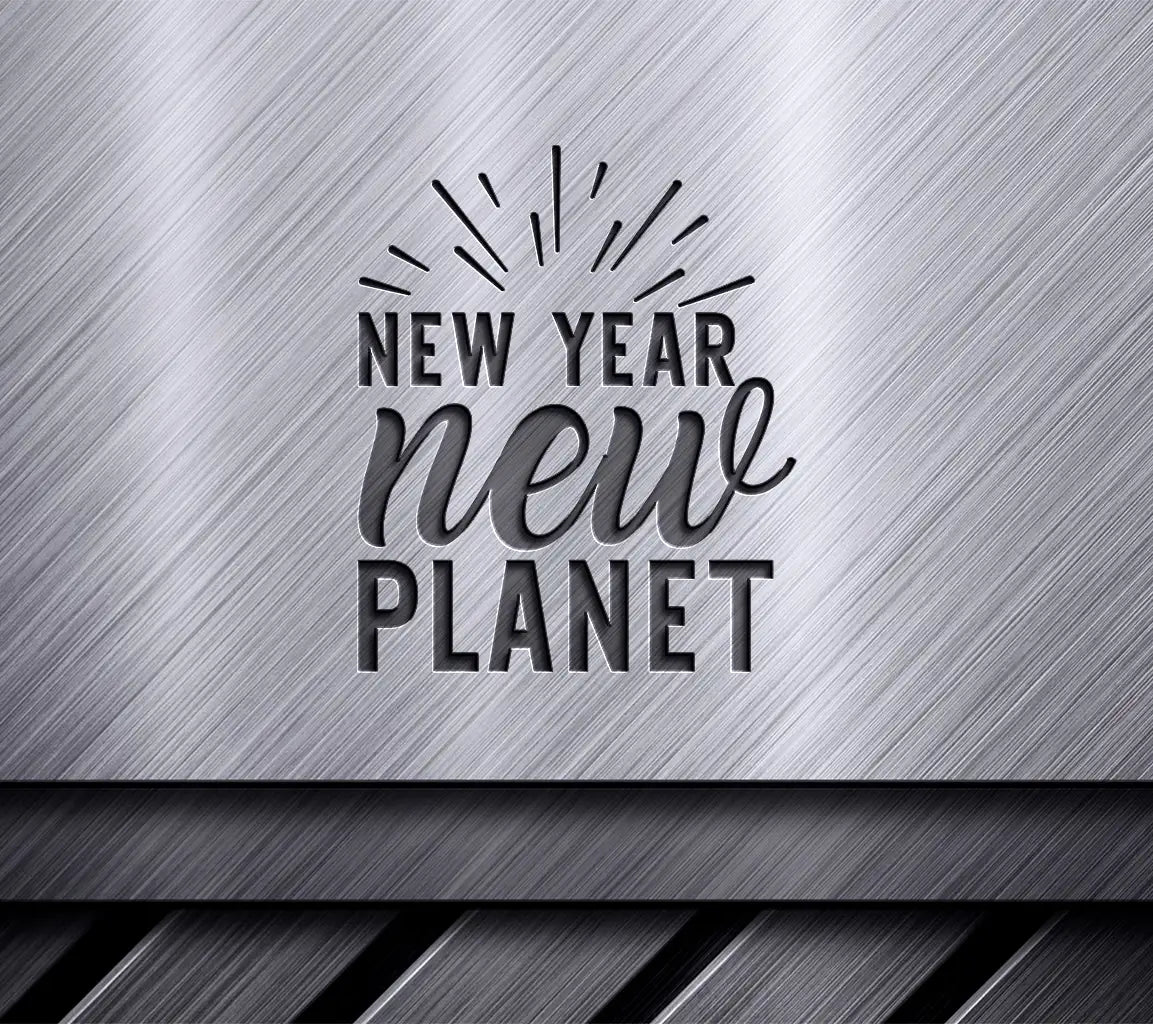 New Year New Planet -  Design SVG SVG