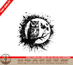 Night Owl Majesty Digital Product - SVG