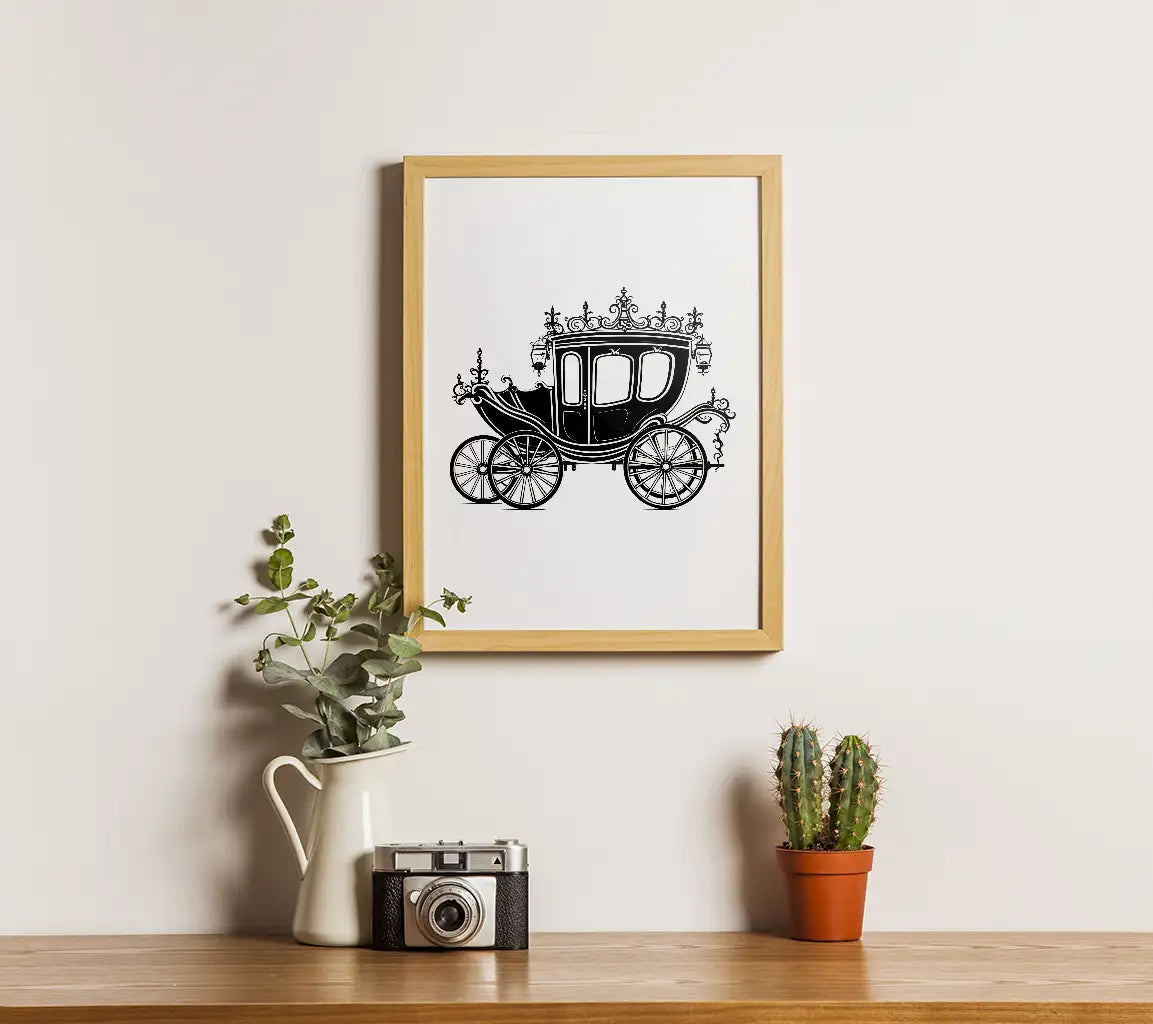  Horse Drawn Carriage SVG - Noble Bridal & Royal Transport SVG