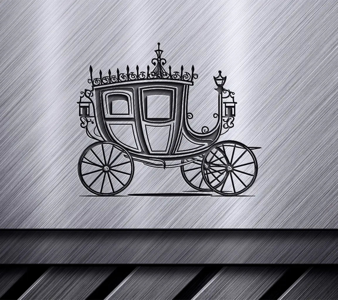  Horse Drawn Carriage SVG - Noble Nuptial Ride SVG