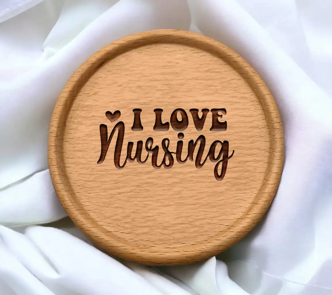 I Love Nursing  SVG Design SVG