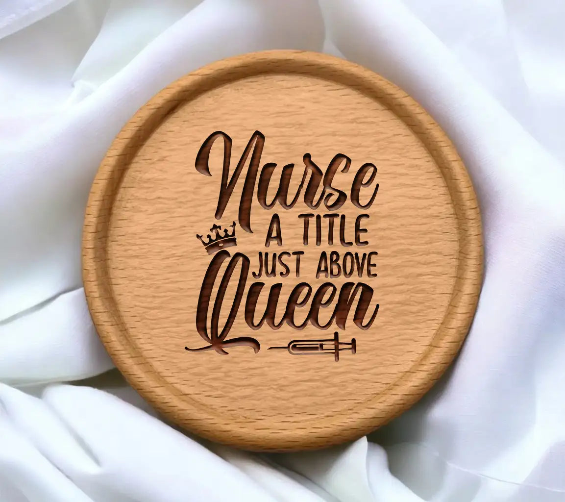 Nurse Title Above Queen SVG SVG