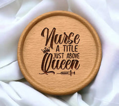 Nurse Title Above Queen SVG SVG