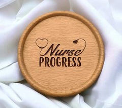 Nurse in Progress SVG Design - Stethoscope & Heart SVG