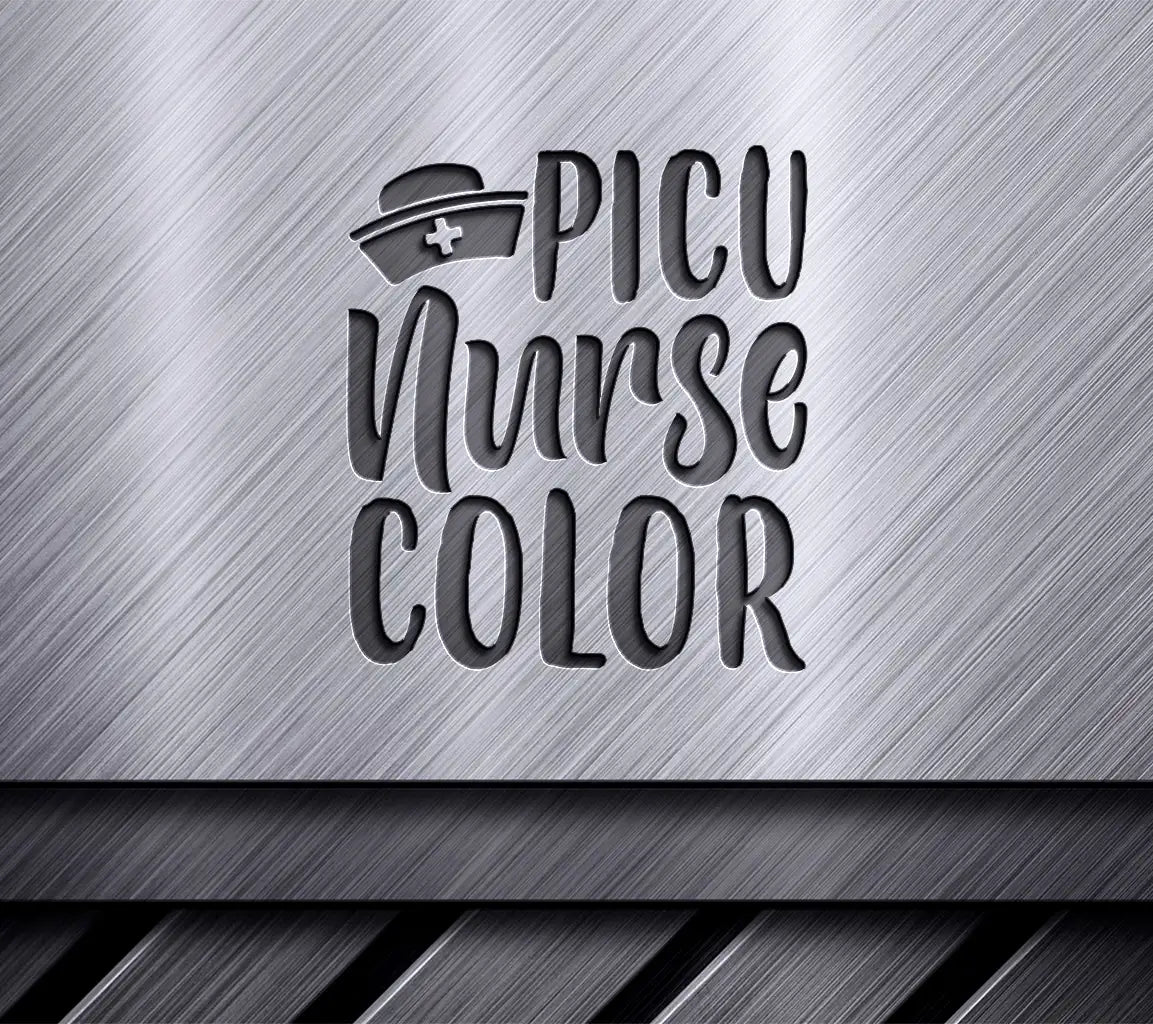  Nurse Hat SVG - PICU Nurse Design Design SVG