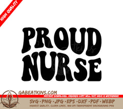  Nurse Proud Design SVG SVG