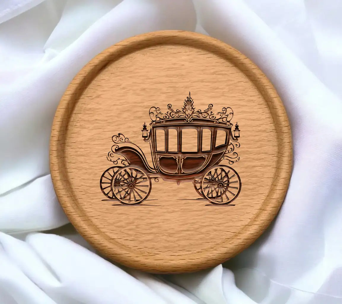  Horse Drawn Carriage SVG - Royal Wedding Emblem SVG