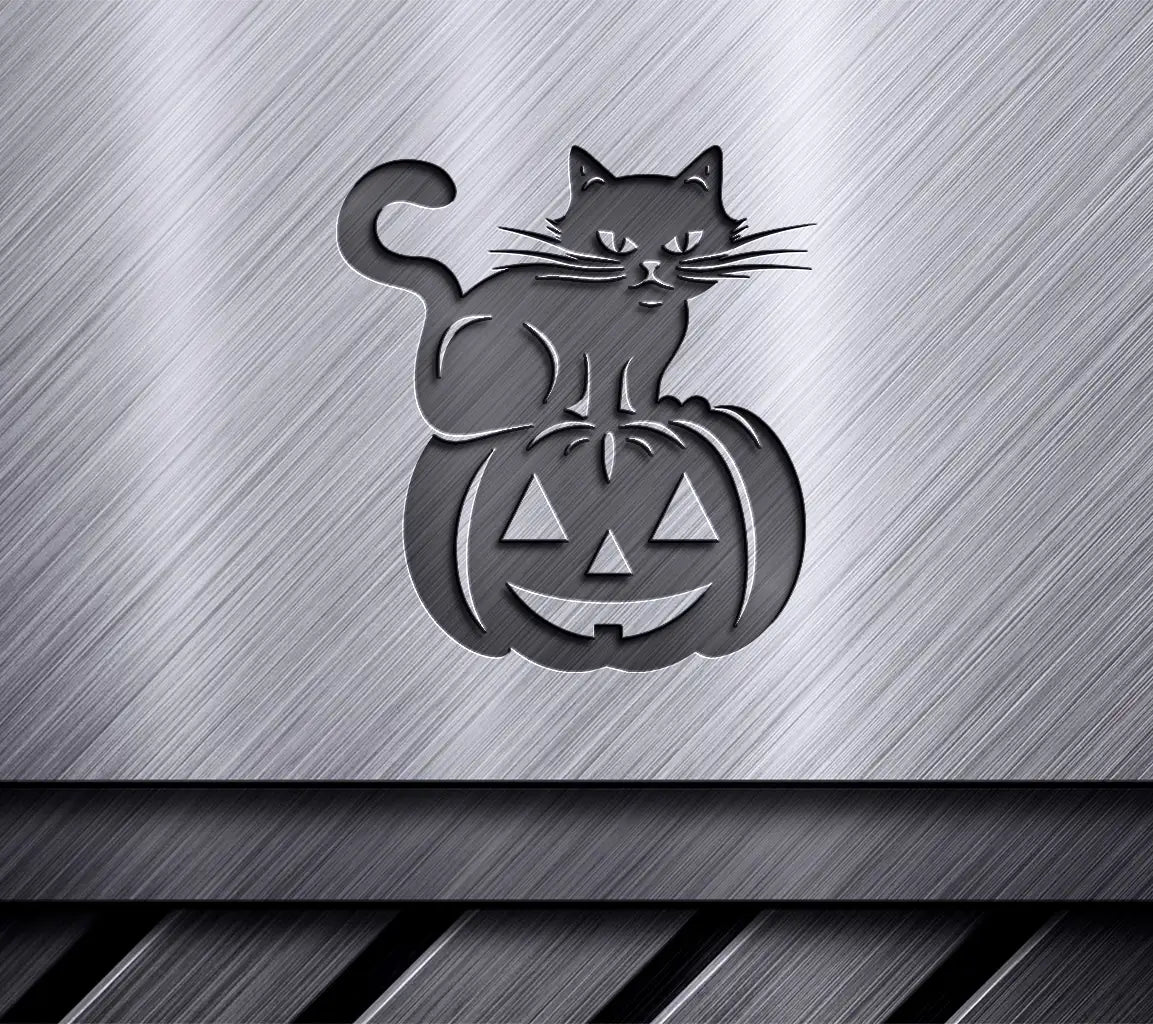 Halloween Black Cat & Pumpkin SVG Bundle - Owl, Cat, & More Animal Designs SVG