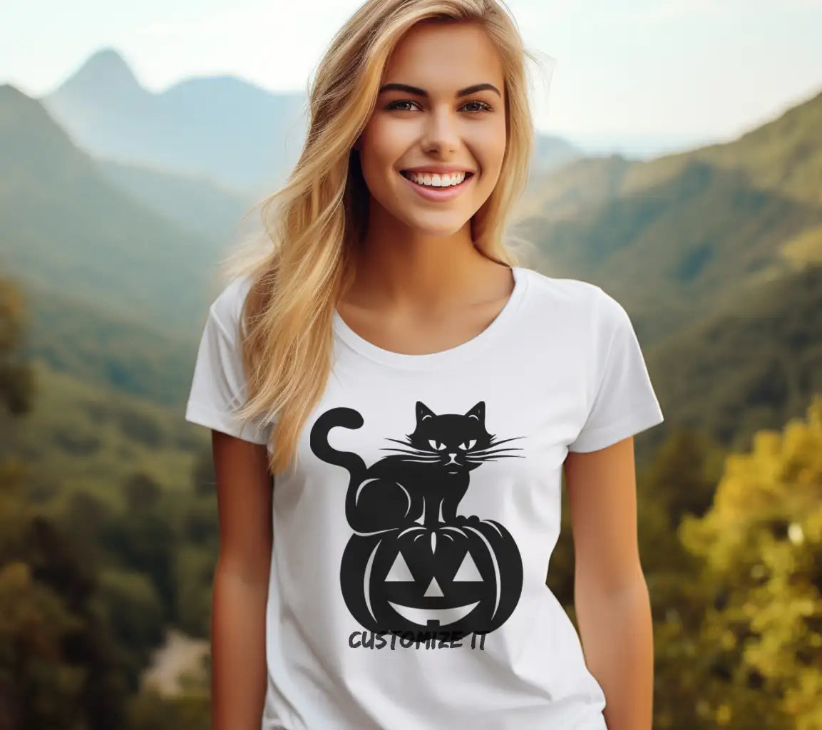 Halloween Black Cat & Pumpkin SVG Bundle - Owl, Cat, & More Animal Designs SVG