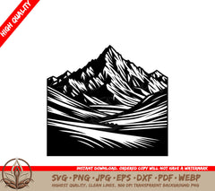 Peak Terrain Majesty Product SVG