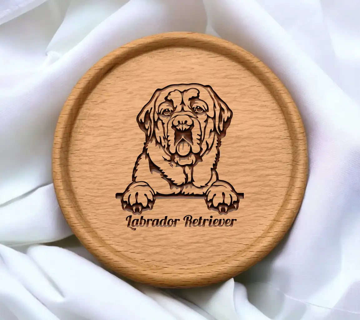 Labrador Retriever Peeking Dog SVG SVG