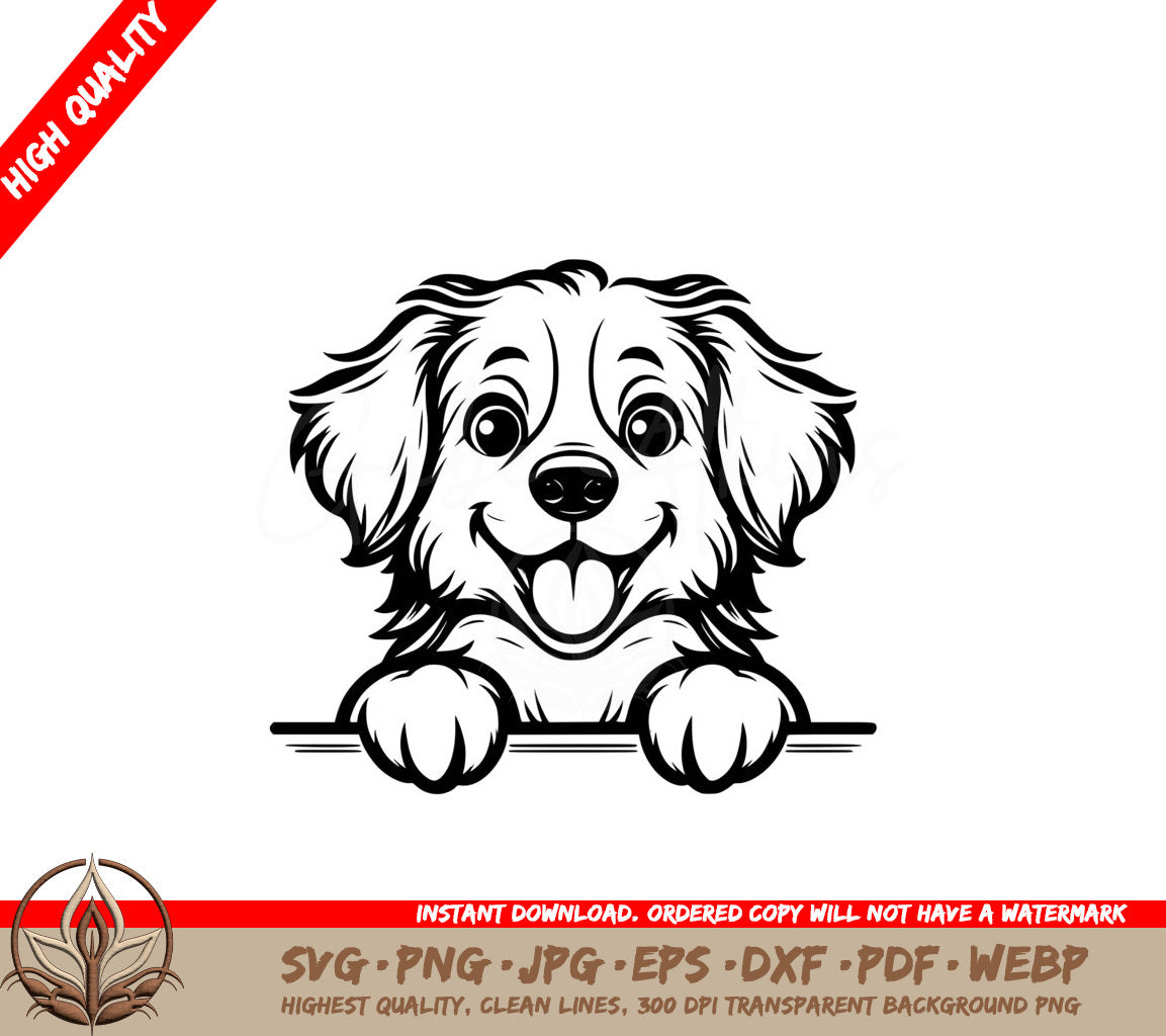 Peeking Toller Design SVG